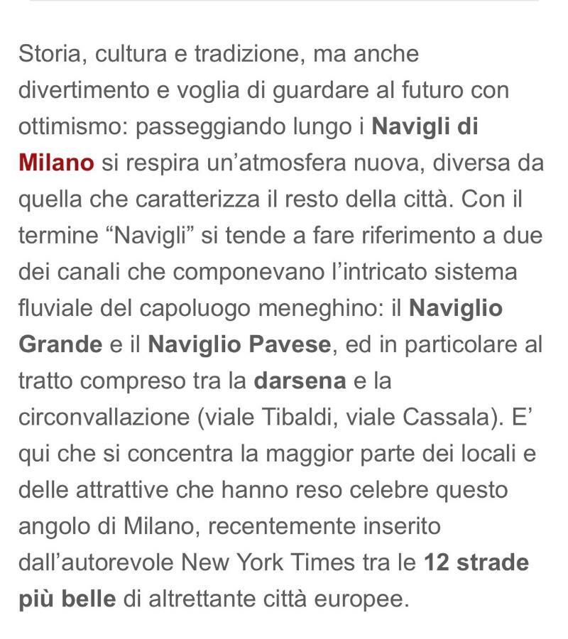 Rodica Comfort Home Milano Navigli 外观 照片
